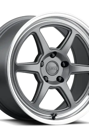 One Day Deal Kansei K14G Roku Wheel 18x9 5x120 Grey w/ Machined Lip 12mm - FREE T-SHIRT INCLUDED!