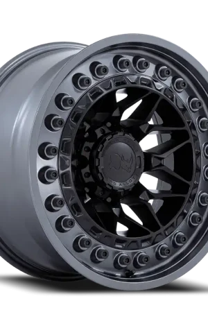 Genuine Black Rhino Alpha Wheel 18x9 8x170 Matte Black With Gunmetal Lip 0mm - FREE T-SHIRT INCLUDED!