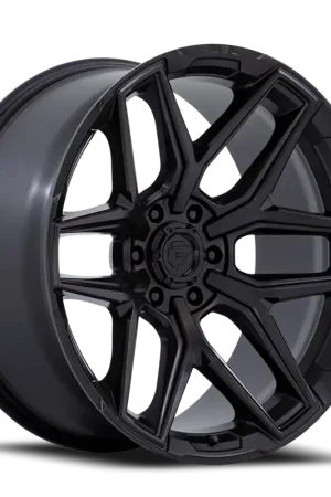 Worldwide Shipping Fuel Flux Wheel 18x9 6x139.7 Black 1mm - FREE T-SHIRT INCLUDED!