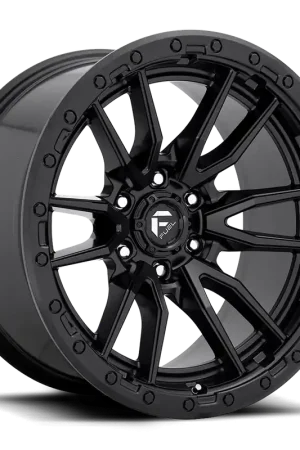 Free Returns Fuel D679 Rebel Wheel 18x9 6x135 Matte Black 20mm - FREE T-SHIRT INCLUDED!