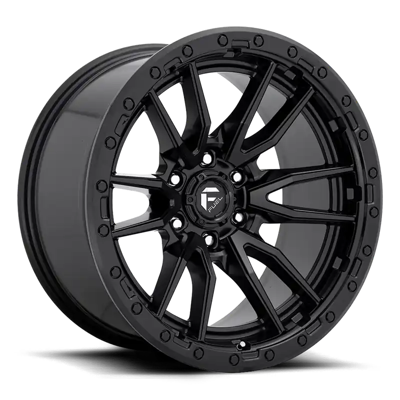 Free Returns Fuel D679 Rebel Wheel 18x9 6x135 Matte Black 20mm - FREE T-SHIRT INCLUDED!