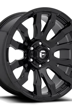 Fuel D675 Blitz Wheel 20x9 5x139.7 Gloss Black 1mm - FREE T-SHIRT INCLUDED! Professional Grade