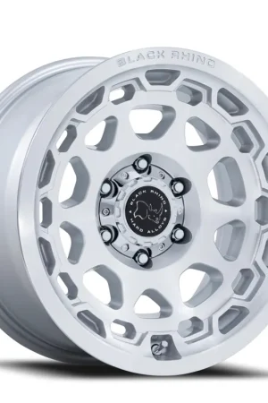 Best Price Black Rhino Br026 Congo Wheel 17x8.5 5x114.3 Gloss Silver w/ Machined Face 35mm - FREE T-SHIRT INCLUDED!