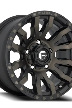 Fuel D674 Blitz Wheel 17x9 5x127 Matte Black Machined With Double Dark Tint 1mm - FREE T-SHIRT INCLUDED! While Supplies Last