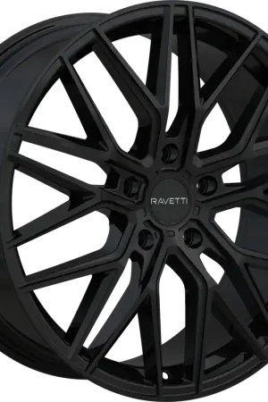Ravetti M16 Wheel 20x10.5 5x115 Gloss Black 25mm - FREE T-SHIRT INCLUDED! Top Rated