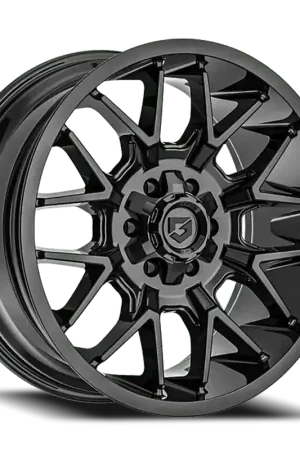 Gear Off Road 768B Wheel 20x9 6x135 & 6x139.7 Gloss Black 0mm Luxury