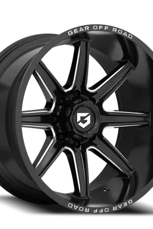 Fan Favorite Gear Off Road 765B Wheel 20x9 5x127 & 5x139.7 Gloss Black 0mm