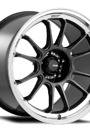 Markdown Konig 47Mc Hypergram Wheel 17x8 5x100 Metallic Carbon w/ Machined Lip 40mm