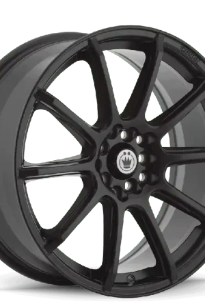 Fast Shipping Konig 45B Control Wheel 15x6.5 5x110 & 5x115 Black 40mm