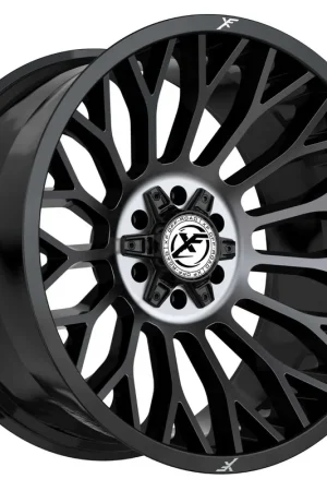 Xf Off-Road Xf-237 Wheel 20x10 5x127 & 5x139.7 Gloss Black & Brushed Double Dark Tint -12mm Top Rated