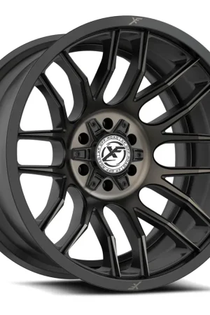 Xf Off-Road Xf-232 Wheel 17x9 6x135 & 6x139.7 Satin Black & Bronze Machined Double Dark Tint 0mm Premium