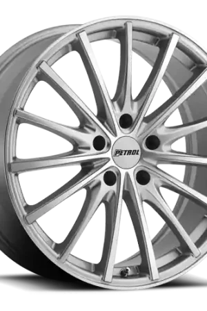 Petrol P3A Wheel 19x8 5x110 Silver w/ Machined Cut Face 40mm Crafted