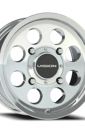 Vision 56 Midway Atv Utv Wheel 14x7 4x136 Polished 13mm - FREE T-SHIRT INCLUDED! Seasonal Sale