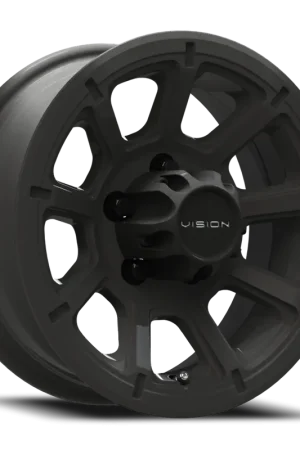 Vision Turbine Trailer 353 Wheel 15x6 5x114.3 Matte Black 0mm Direct From Factory