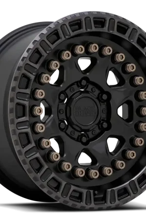 Black Rhino Carbine Wheel 20x9 6x120 Matte Black w/ Machined Tinted Ring & Bronze Bolts 10mm Limited Time