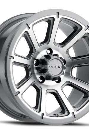 Vision Turbine Trailer 353 Wheel 15x6 5x127 Gunmetal Machined Face 0mm No Minimum Order