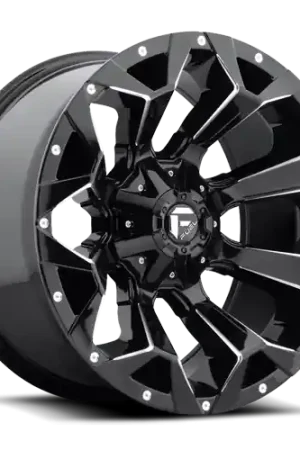 Time-Limited Fuel D576 Assault Wheel 20x10 8x170 Gloss Black Milled -18mm - FREE T-SHIRT INCLUDED!