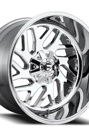 Fuel D609 Triton Wheel 20x12 5x139.7 & 5x150 Chrome -43mm - FREE T-SHIRT INCLUDED! Same Day Shipping
