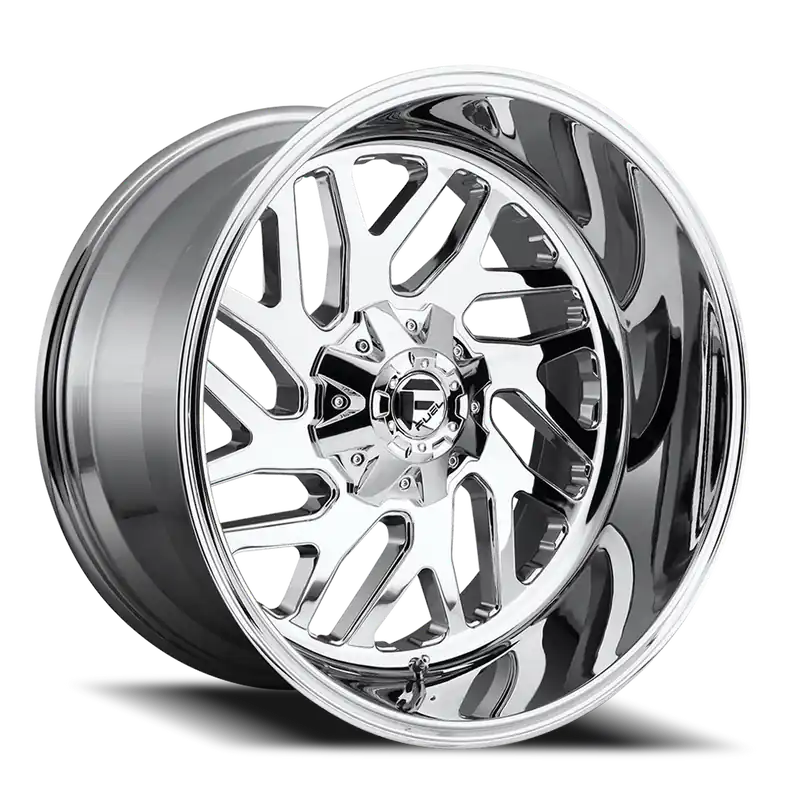 Fuel D609 Triton Wheel 20x12 5x139.7 & 5x150 Chrome -43mm - FREE T-SHIRT INCLUDED! Same Day Shipping