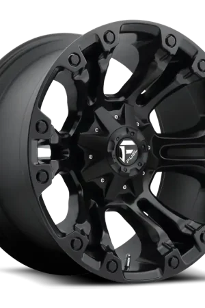 Luxury Fuel D560 Vapor Wheel 22x10 6x135 & 6x139.7 Matte Black -19mm - FREE T-SHIRT INCLUDED!