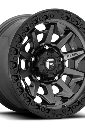 Fuel D716 Covert Wheel 20x10 6x139.7 Matte Gunmetal With Black Bead Ring -18mm - FREE T-SHIRT INCLUDED! Free Returns