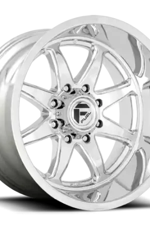 Fuel D748 Hammer Wheel 20x10 8x165.1 Chrome -18mm - FREE T-SHIRT INCLUDED! Fast Shipping