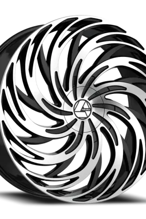 Special Discount Azara Aza-531 Wheel 28x9.5 6x135 & 6x139.7 Gloss Black & Machined 22mm - MINIMUM PURCHASE OF 4 WHEELS