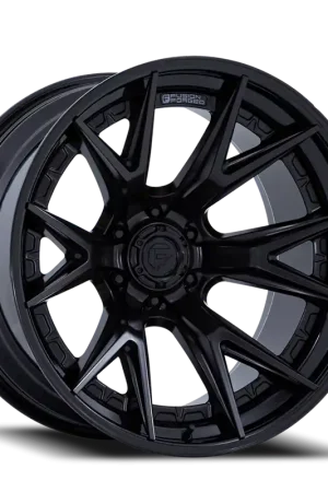 Fuel Fc402 Catalyst Wheel 22x12 6x139.7 Matte Black With Gloss Black Lip -44mm - MINIMUM PURCHASE OF 4 WHEELS - FREE T-SHIRT INCLUDED! Genuine
