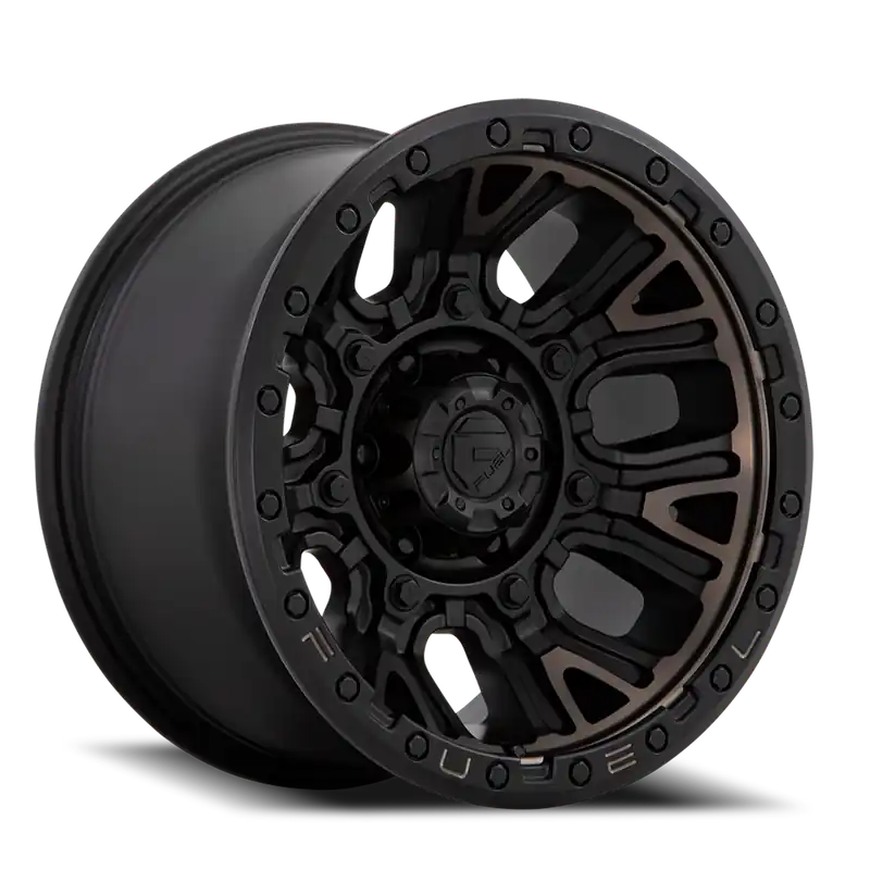 Fuel D824 Traction Wheel 20x9 6x135 Matte Black Machined With Double Dark Tint 1mm - FREE T-SHIRT INCLUDED! Limited Edition