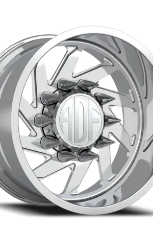 Genuine Adf Contractor Left - Wheel 22x12 8x165.1 Polished -40mm - MINIMUM PURCHASE OF 4 - FREE T-SHIRT INCLUDED!