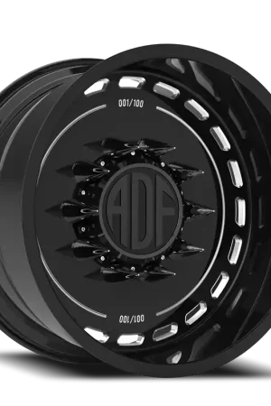 Bulk Order Adf Ltd Wheel 26x16 6x139.7 Gloss Black/Machined -101mm - MINIMUM PURCHASE OF 4 - FREE T-SHIRT INCLUDED!