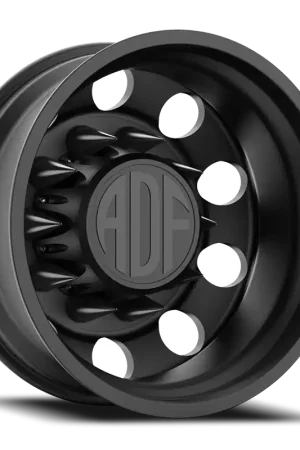 Adf Classic Dually Wheel 24x8.25 10x225 Satin Black -167mm - MINIMUM PURCHASE OF 4 - FREE T-SHIRT INCLUDED! Today Only