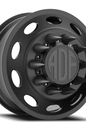 Must Have Adf Peterson Dually Wheel 22x8.25 8x210 Satin Black 144mm - MINIMUM PURCHASE OF 4 - FREE T-SHIRT INCLUDED!