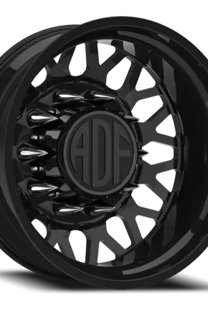 Adf Hot Shot Dually Wheel 26x8.25 8x165.1 Gloss Black -156mm - MINIMUM PURCHASE OF 4 - FREE T-SHIRT INCLUDED! Hassle-Free Returns