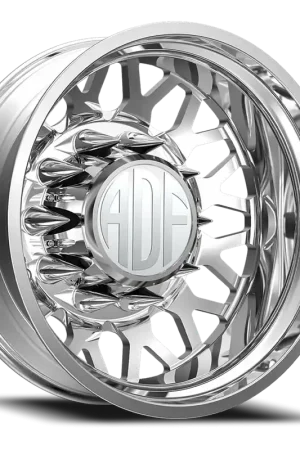 Adf Hot Shot Dually Wheel - 26x8.25 8x165.1 Polished -156mm - MINIMUM PURCHASE OF 4 - FREE T-SHIRT INCLUDED! High Quality