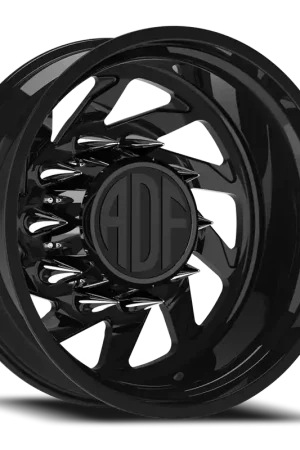 Shop Now Adf Contractor Right Dually Wheel 26x8.25 10x225 Gloss Black -156mm - MINIMUM PURCHASE OF 4 - FREE T-SHIRT INCLUDED!