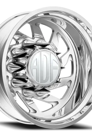 Fan Favorite Adf Contractor Left Dually Wheel 28x8.25 8x165.1 Polished -156mm. - MINIMUM PURCHASE OF 4 - FREE T-SHIRT INCLUDED!