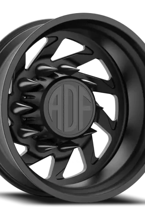 Adf Contractor Left Dually Wheel 28x8.25 8x165.1 Satin Black -156mm. - MINIMUM PURCHASE OF 4 - FREE T-SHIRT INCLUDED! Affordable