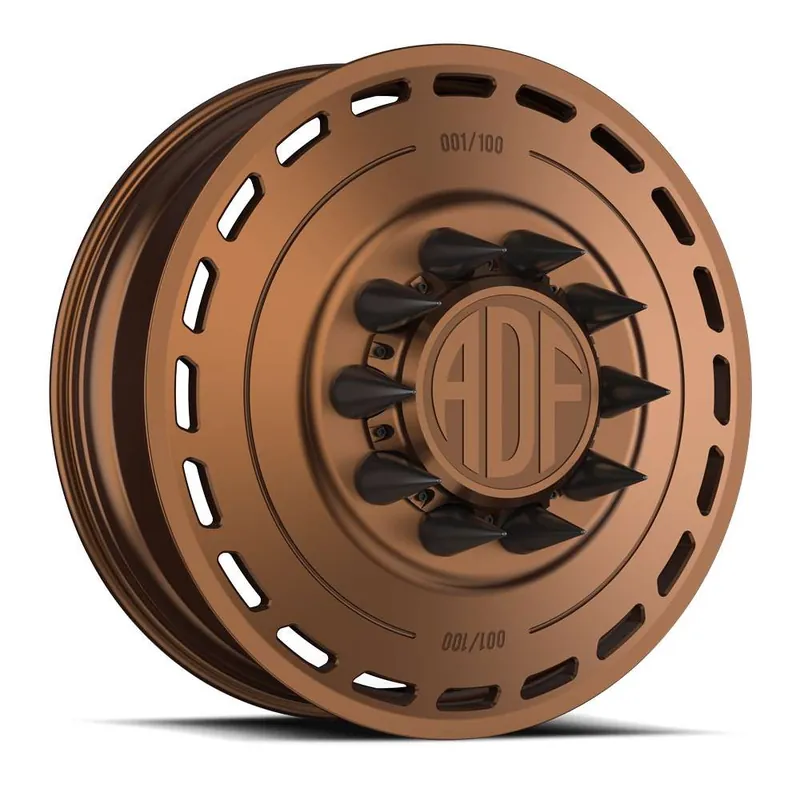 Hassle-Free Returns Adf Ltd Dually Wheel - 22x8.25 8x165.1 Bronze 144mm - MINIMUM PURCHASE OF 4 - FREE T-SHIRT INCLUDED!