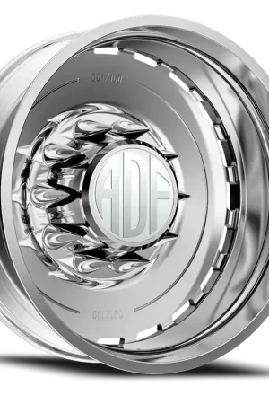 Adf Ltd Dually Wheel 22x8.25 10x225 Polished -167mm - MINIMUM PURCHASE OF 4 - FREE T-SHIRT INCLUDED! Fresh Stock