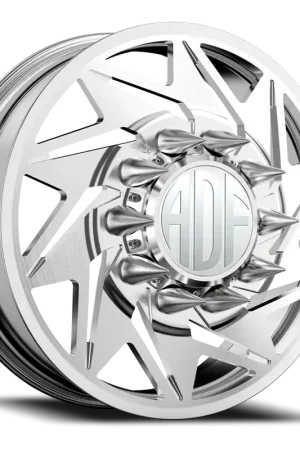 Adf Flex Left Dually Wheel 22x8.25 8x210 Brushed 144mm - MINIMUM PURCHASE OF 4 - FREE T-SHIRT INCLUDED! Weekend Sale