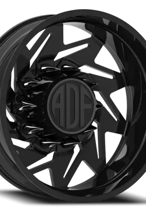 Adf Flex Left Dually Wheel 22x8.25 10x225 Gloss Black -167mm - MINIMUM PURCHASE OF 4 - FREE T-SHIRT INCLUDED! Trusted Brand