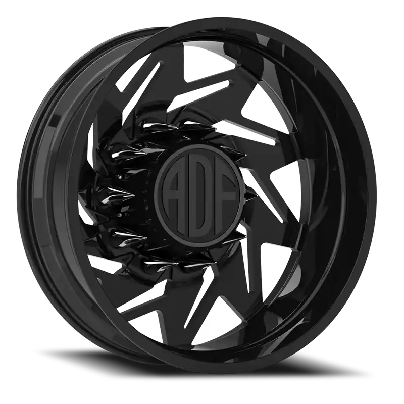 Adf Flex Left Dually Wheel 22x8.25 10x225 Gloss Black -167mm - MINIMUM PURCHASE OF 4 - FREE T-SHIRT INCLUDED! Trusted Brand