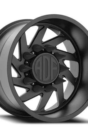 Genuine Adf Contractor Right Dually Wheel 22x12 8x210 Satin Black -40mm - MINIMUM PURCHASE OF 4 - FREE T-SHIRT INCLUDED!
