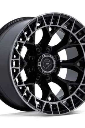 Best Seller Fuel Fc873 Charger Wheel 20x10 8x170 Gloss Black Brushed Face Dark Tint -18mm - FREE T-SHIRT INCLUDED!
