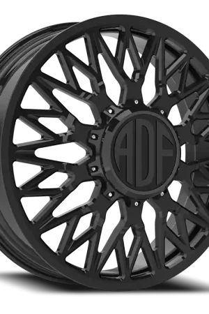 Adf Techno Mesh Dually Wheel - 20x8.25 8x165.1 Gloss Black 144mm - MINIMUM PURCHASE OF 4 - FREE T-SHIRT INCLUDED! Fresh Stock