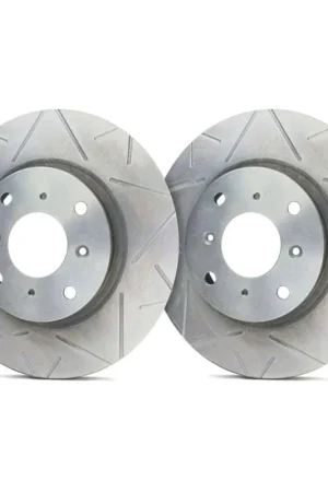 SP Performance Rear Vented 8 Lug Peak Silver ZRC Brake Rotors PLA V55-057-P Luxury