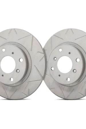 Sale SP Performance Front Vented 8 Lug Peak Gray ZRC Brake Rotors PLA V54-071