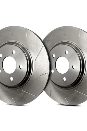 SP Performance Rear Vented 8 Lug Straight & Curved Silver ZRC Brake Rotors PLA T55-192-P Buy Direct