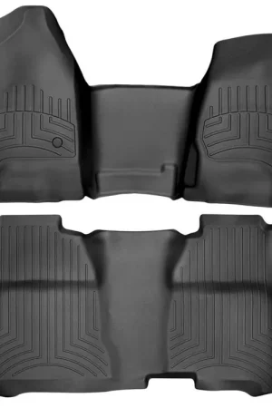 Weathertech 445431-445422 FloorLiner DigitalFit Black 1st & 2nd Row Silverado Direct From Manufacturer